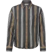 Marc O'Polo Blouse lichtbruin / grijs / antraciet