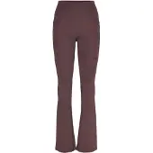 Puma W TAD Essential HW Broek, wijde pijpen, chocoladebruin
