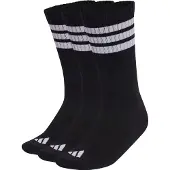 Adidas Sokken '3-Stripes Cushioned Crew 3 Pair Pack' zwart / offwhite
