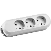 Bachmann Smart stekkerdoos zonder kabel | 3 contacten | wit
