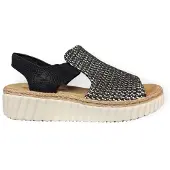 Rieker 69276 Sandalen | Maat 40 Dames Zwart