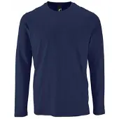 Sols Heren Keizerlijk T-Shirt met lange mouwen (Franse marine)