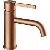 REA - Foster - Wastafelkraan - Geborsteld Koper Low - 12X5X18,2Cm