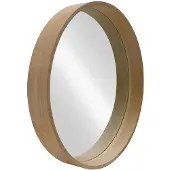 Invicta Wandspiegel PORTRET 70 cm rond eikenhoutfineer - 48257