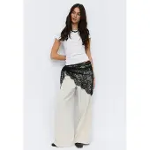 Gina Tricot  - Lace hip scarf - Sjaals - Zwart - ONESIZE - Dames