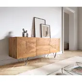 DELIFE Dressoir Wyatt 175 cm acacia natuur 3 deuren
