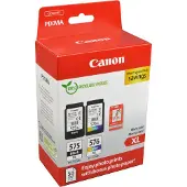 Canon PG-575XL/CL-576XL Inktcartridge Zwart + 3 kleuren Multipack