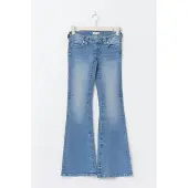 Gina Tricot  - 14+ runway jeans tall - tall jeans - Blauw - XS - Dames