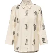 JDY thea 7/8 embroidery shirt wvn 15367956 black paisley