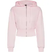 Gina Tricot  - Slim fit zip hoodie - hoodies - Roze - XL - Dames