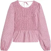 Marc o'polo DENIM Blouse donkerbruin / rosa