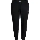 Jack & jones Plus Broek 'JPSTGORDON' zwart / wit