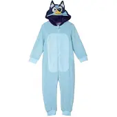 Bluey Fleece Bluey Sleepsuit Blauw 4 Years
