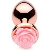 Booty Sparks Pink Rose Buttplug Rose Gold - Medium