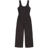 Thinking MU Jumpsuit 'RAFLESIA' navy / kastanjebruin / donkergeel