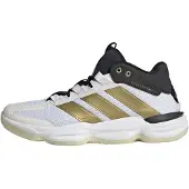 Adidas Sportschoen 'Court Stabil' goud / zwart / wit