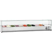 Bartscher Opzetkoelvitrine - 10x 1/4 GN - 230V - 2005x352x435mm