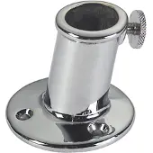 Talamex VLAGGENSTOKHOUDER MESSING VERCHROOMD 16MM