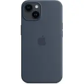 Apple Silicone Backcover MagSafe voor de iPhone 14 - Blauw