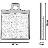 Cl Brakes Remblokken Gesinterd metaal - 2249RX3