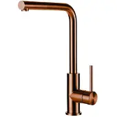 Lorreine Tweed keukenkraan met uittrekbare uitloop copper
