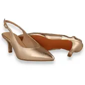 Marco Tozzi Dames Slingback Platinum | Goud | Maat: 37