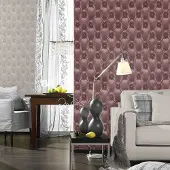 Rasch Chesterfield 479151 Behang Bruin