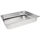 Vogue Gastronormbak Vogue, RVS, GN 2/1, 100mm diep