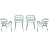 Garden Impressions Ceasar tuinstoelen set van 4 olijf