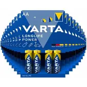 Varta 20x Longlife Max Power Alkaline Batterijen Aa 4 Stuks