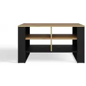 Top E Shop Moderne 4P tafel ARTISAN OAK ZWART