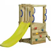 Swing King SwingKing speeltoestel Irma + glijbaan geel 66x190x125cm