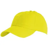 Sols Unisex Meteor 6 Panel Plain Baseball Cap (Neon geel)