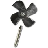 VDO 50 Knots Sumlog Paddle Wheel With Shaft Zilver