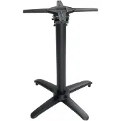 Bolero opklapbare aluminium tafelpoot zwart