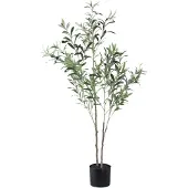Ptmd collection PTMD Kunstplant Olive - 92x65x126 cm - Polyester - Groen