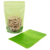 Packlinq Stazakken Rijstpapier Transparant/Groen 11,9x7,6x18,4cm 114 gram