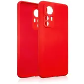 Beline Serie - Siliconen Telefoonhoesje - Xiaomi 12T Pro - Rood - Precieze Pasvorm