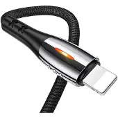 Usams USB USB-A Cable - Lightning 1.2m Black (63820-uniw)