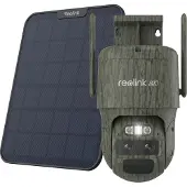 Reolink G770-C, 4K 8MP Dual-Lens, 4G PT batterijcamera met zonnepaneel
