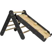 Meowbaby Zzwd003 Climbing Triangle With Slide Zwart