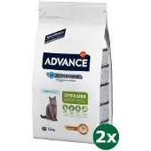 Advance cat junior sterilized chicken kattenvoer 2x 1,5 kg