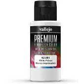 Vallejo Hobbyverf - 62061 Premium Airbrush Color - Wit - Primer - 60ml Verf flesje - 60 ml