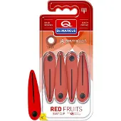 Dr. Marcus Easy Clip Red Fruits luchtverfrisser met neutrafresh technologie - Autogeurtje voor in de auto - Tot 45 dagen geurverspreiding - 4 clips voor 4 sterktes
