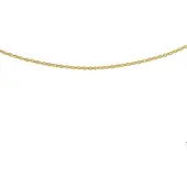 Trendjuwelier huiscollectie 4016361 Collier Geelgoud Anker 1,2 mm