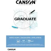 Canson Pad Graduate Tracing Schetsboek A3 70 g