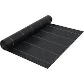 vidaXL Worteldoek 1x25 m polypropeen wit
