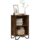 vidaXL Boekenkast 50x31x169 cm bewerkt hout gerookt eikenkleurig