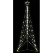 vidaXL LED-kerstboom 861 LEDs koud wit 478 cm