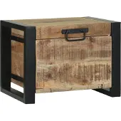 vidaXL Opbergkisten Bruin 40 x 30 x 30 cm Massief mangohout